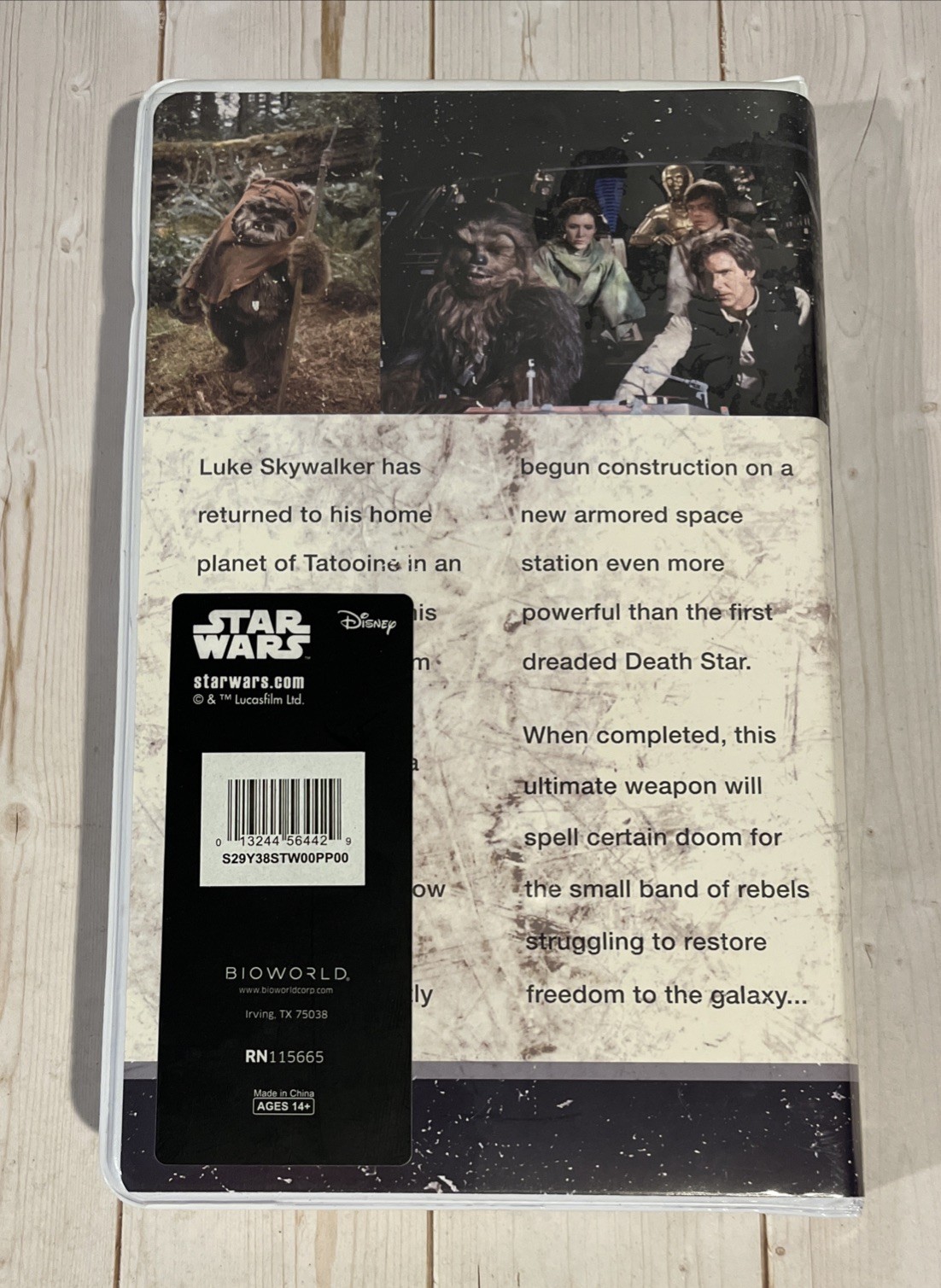 Star Wars Return Of The Jedi VHS Replica Clamshell Journal New Unused