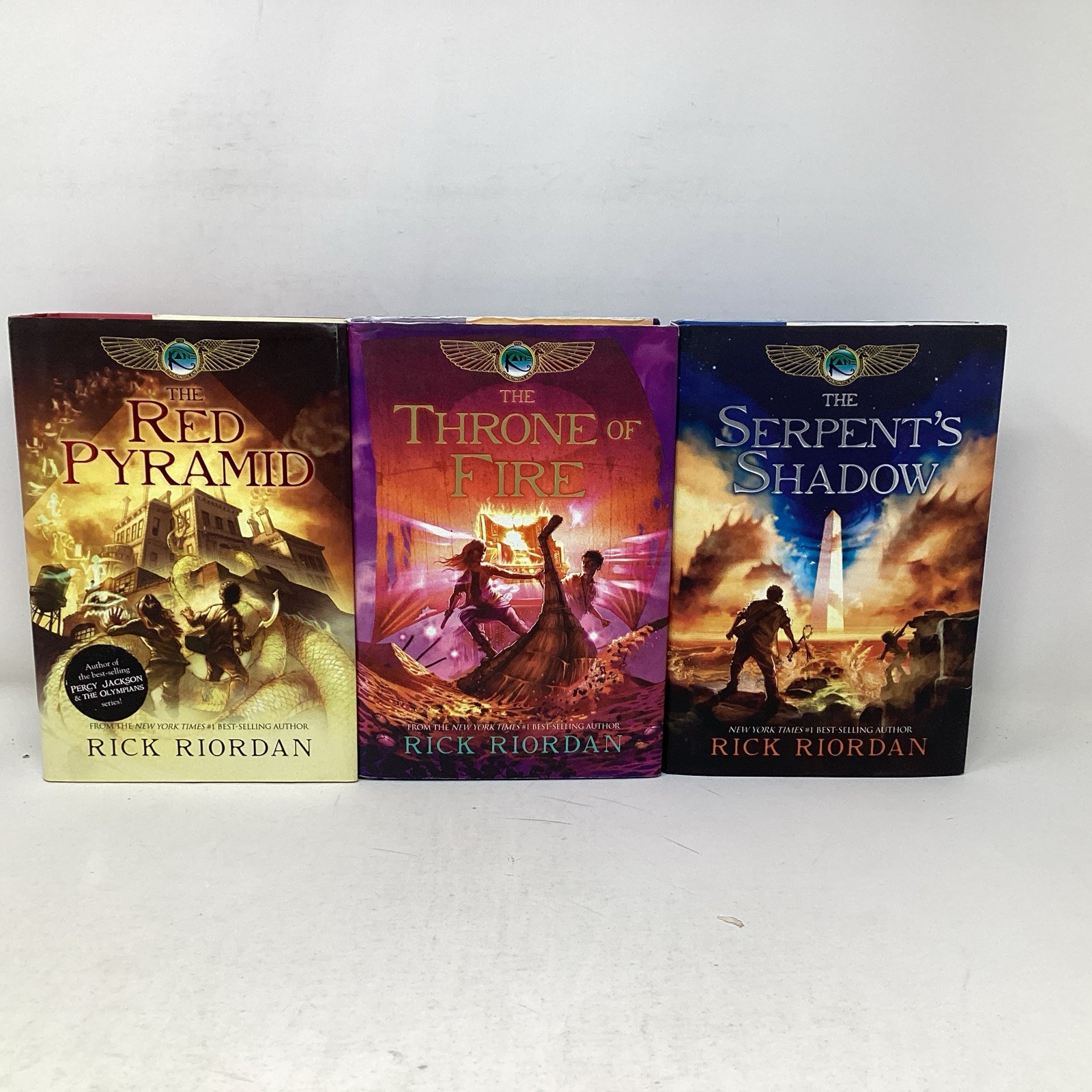 The Kane Chronicles Riordan Complete Series Set 1-3 Hardcover