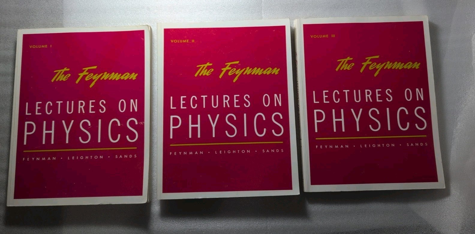 The Feynman Lectures on Physics – Set – Vol I II III – Paperback Mixed Prints