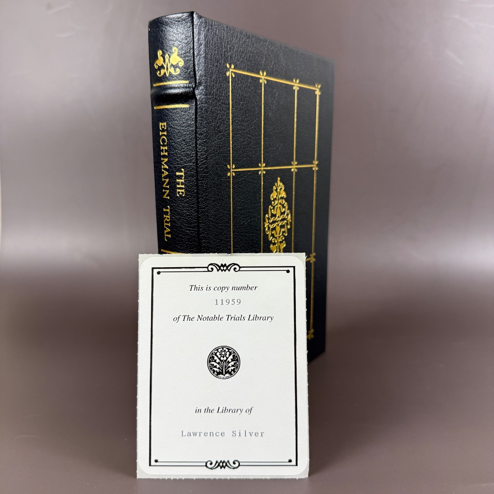 The Eichmann Trial Deborah E. Lipstadt Gryphon Notable Trials Library Leather HC