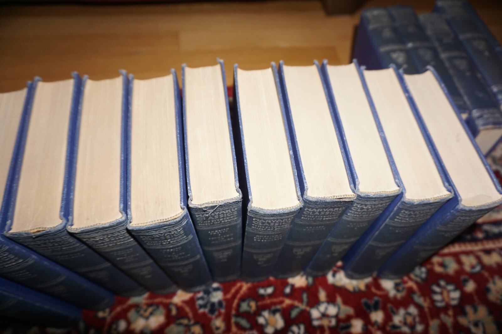 Harvard Classics 5 Foot Shelf Of Books Collier Blue Single Volume Selection