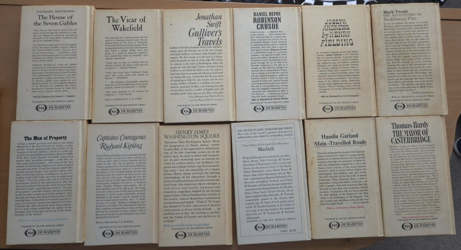 Lot of 12 Classics (printed in the early &rsquo;60s) Hardback — SEE DESCRIPTION!