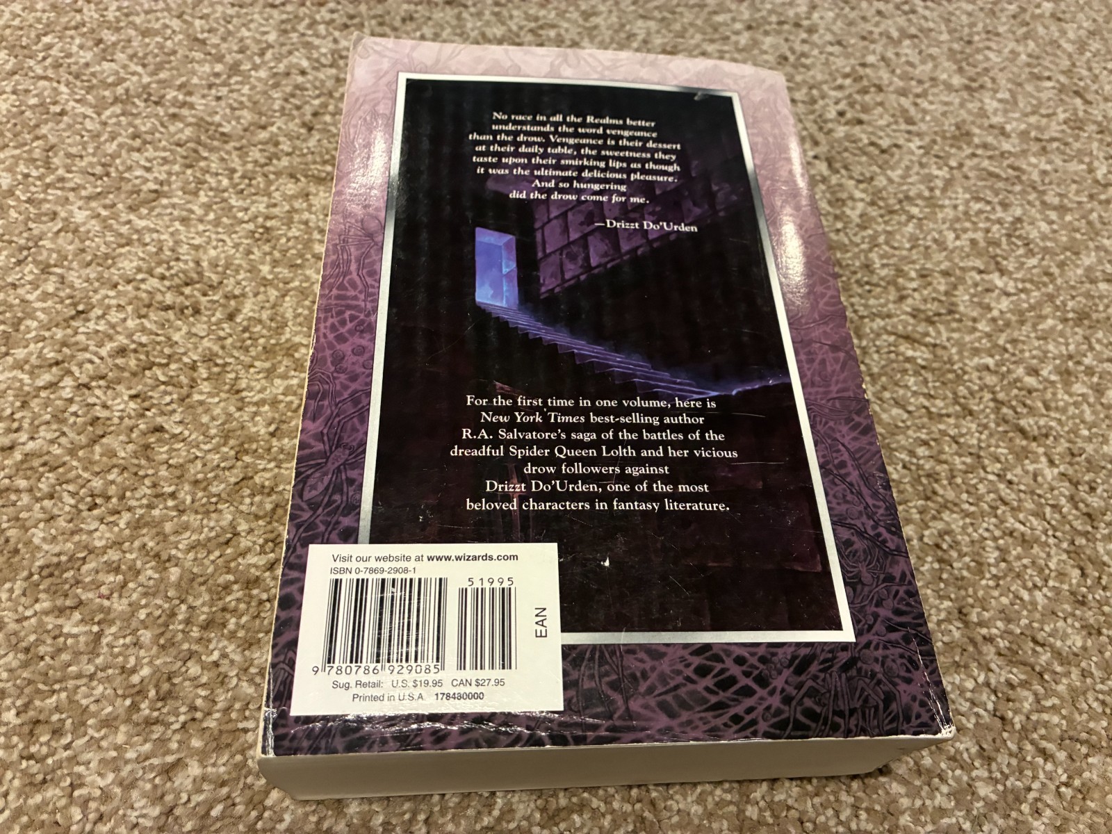 Legacy of the Drow – Collector&rsquo;s Edition – R.A. Salvatore – RARE – Drizzt Series