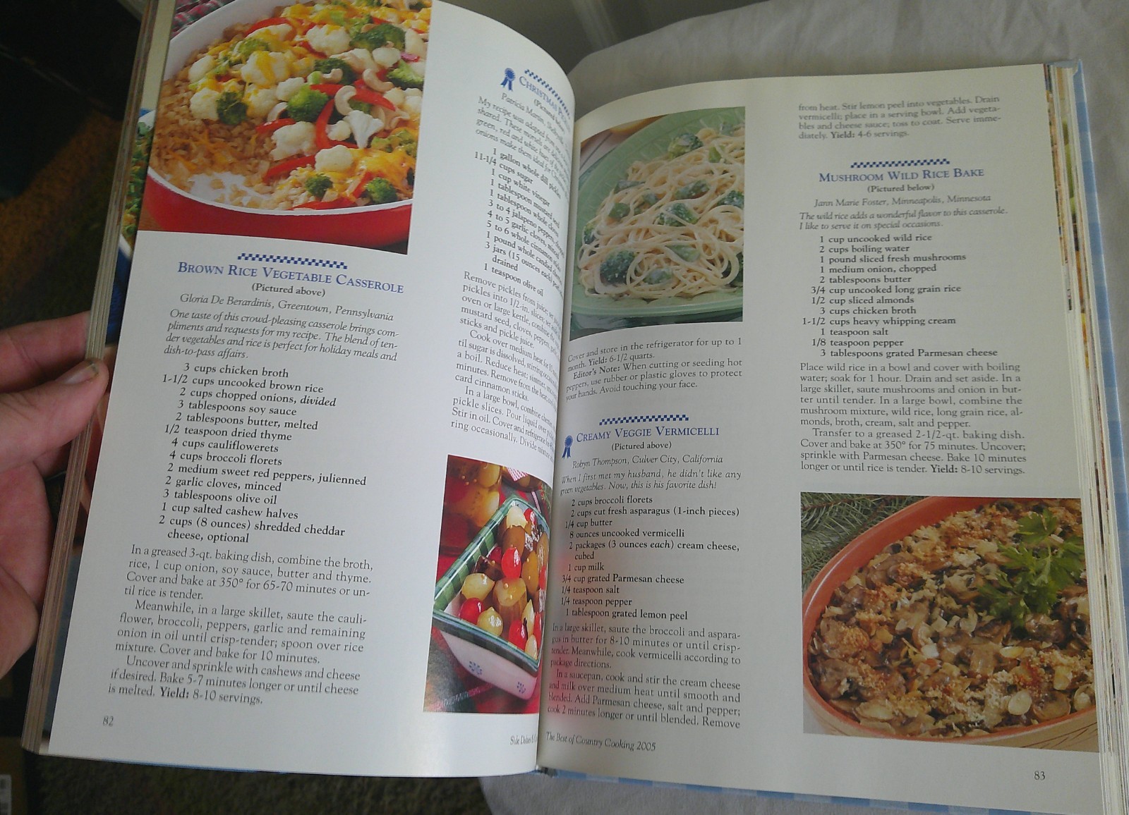Best of Country Cooking, Cook Book&rsquo;s 2005 and 2006, 184 pages each