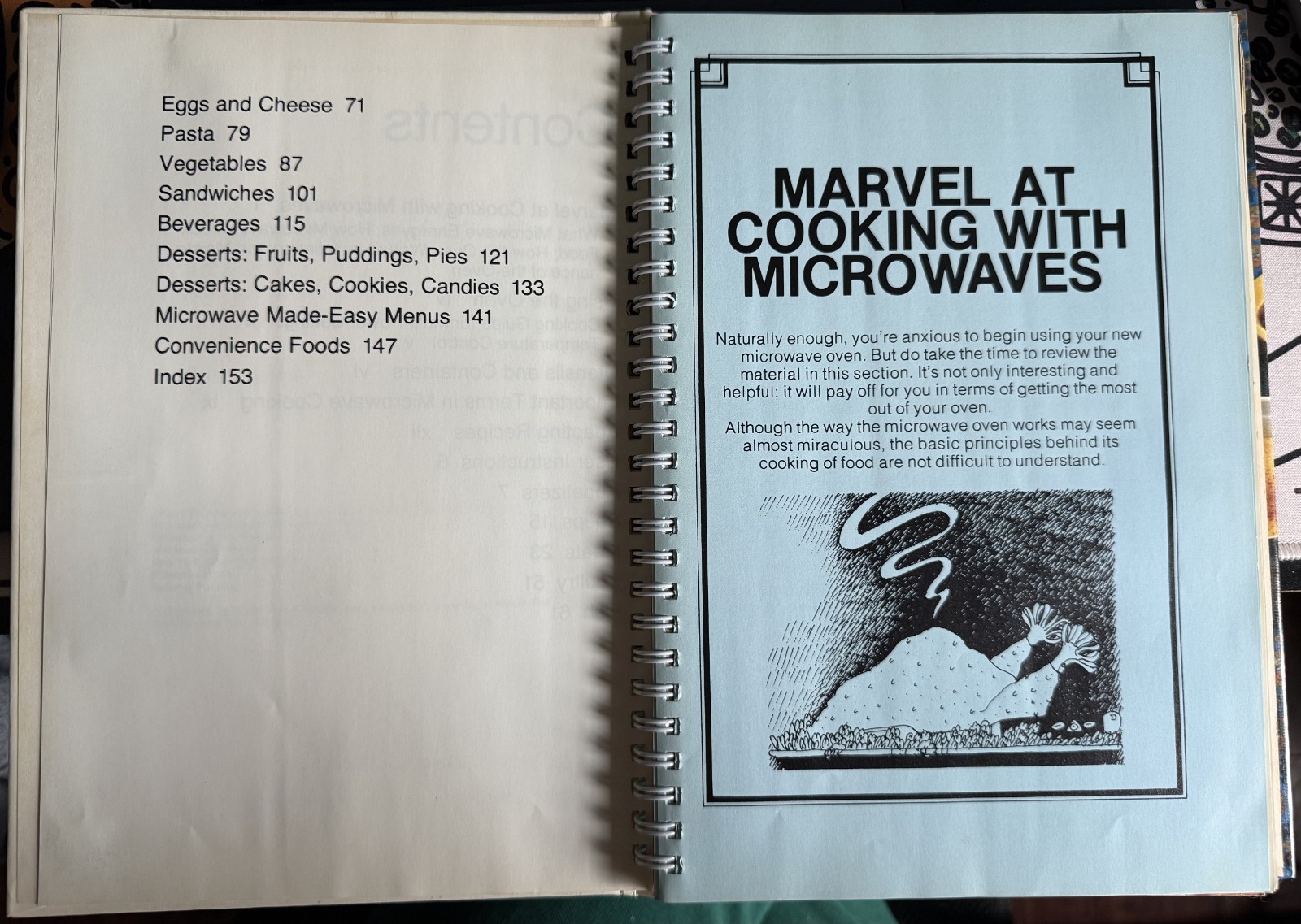 Vintage Sears Multi-Power Microwave Miracles Cookbook Recipes Cook Book