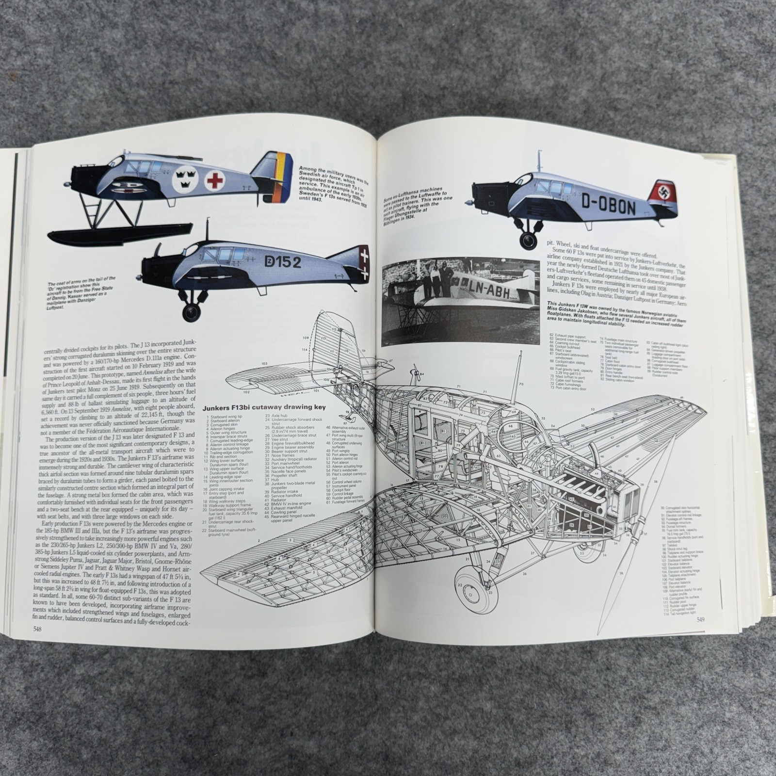 The Encyclopedia of Civil Aircraft David Donald 1999 Hardcover Reference Book