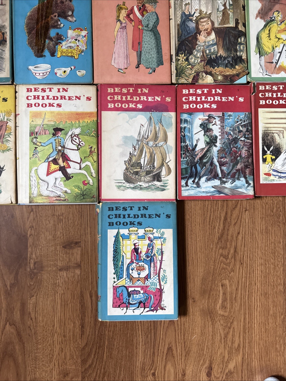 Lot Of 11 Best in Children&rsquo;s Books Hardback w DJ
