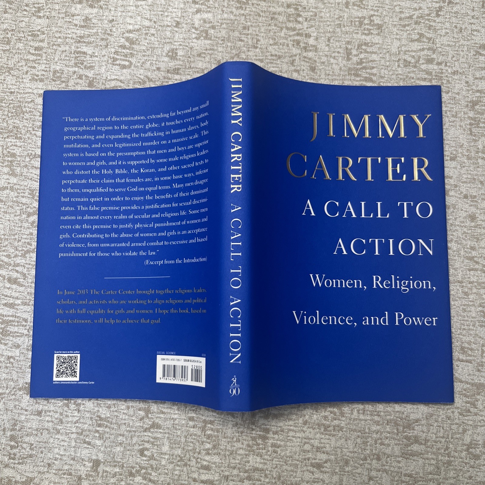 A Call To Action, Jimmy Carter. Simon & Schuster 2014. Signed 1st Printing.