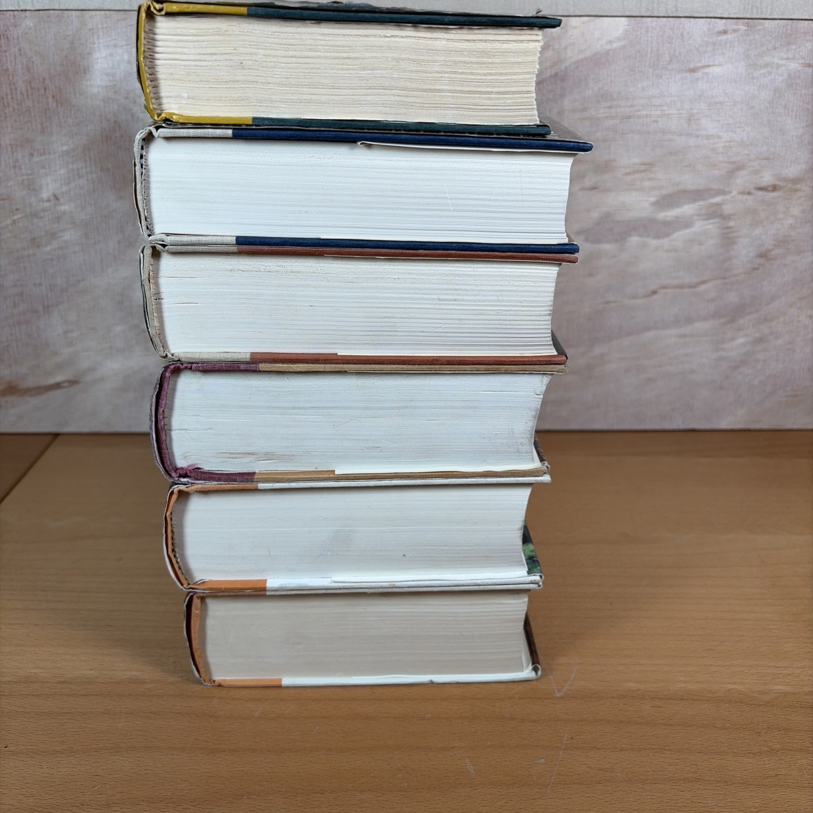 Complete Set Series Lot of 6 Earth&rsquo;s Children Books by Jean Auel HARDCOVER