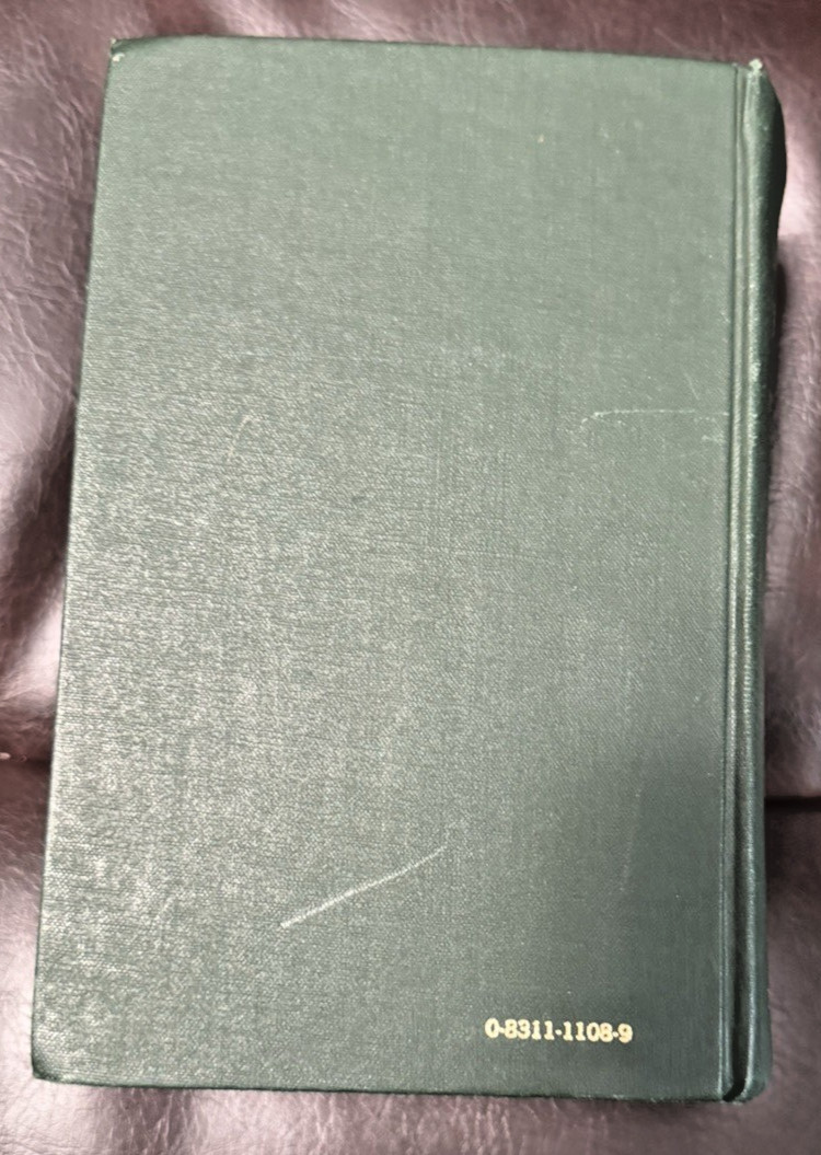 Machinery&rsquo;s Handbook Twentieth Edition; Fifth Printing; 1978; STUDENT EDITION