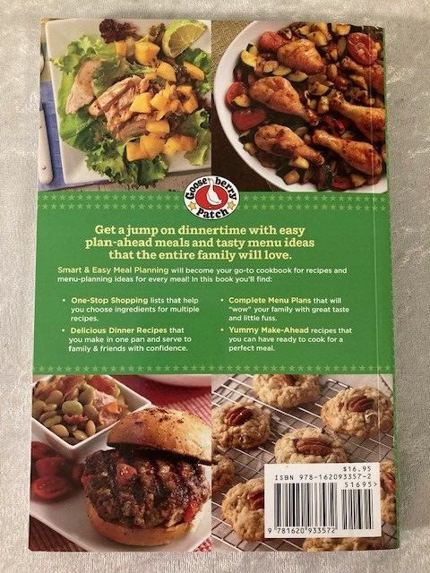 Gooseberry Patch « Smart & Easy Meal Planning » Cookbook 254 Pages Paperback 2019