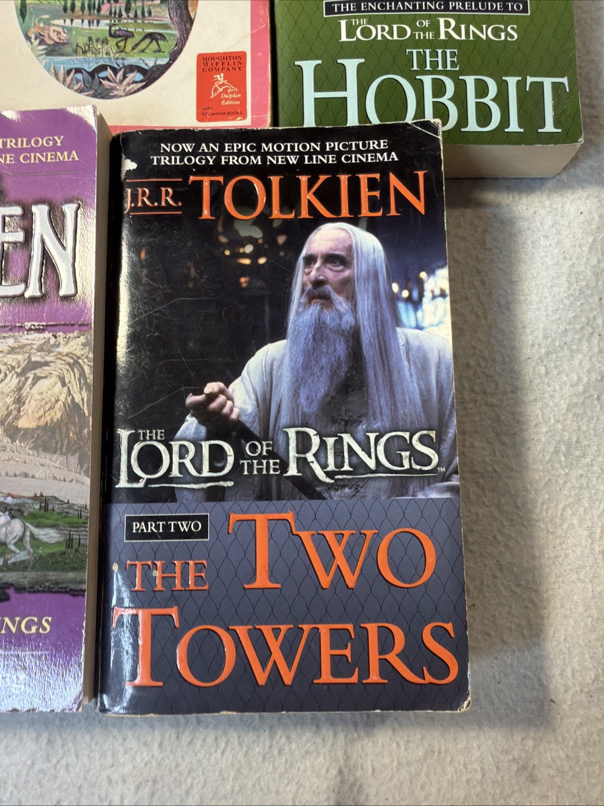 THE HOBBIT J.R.R. Tolkien 1965 Ballantine Paperback Lot Lord Of The Rings Lot