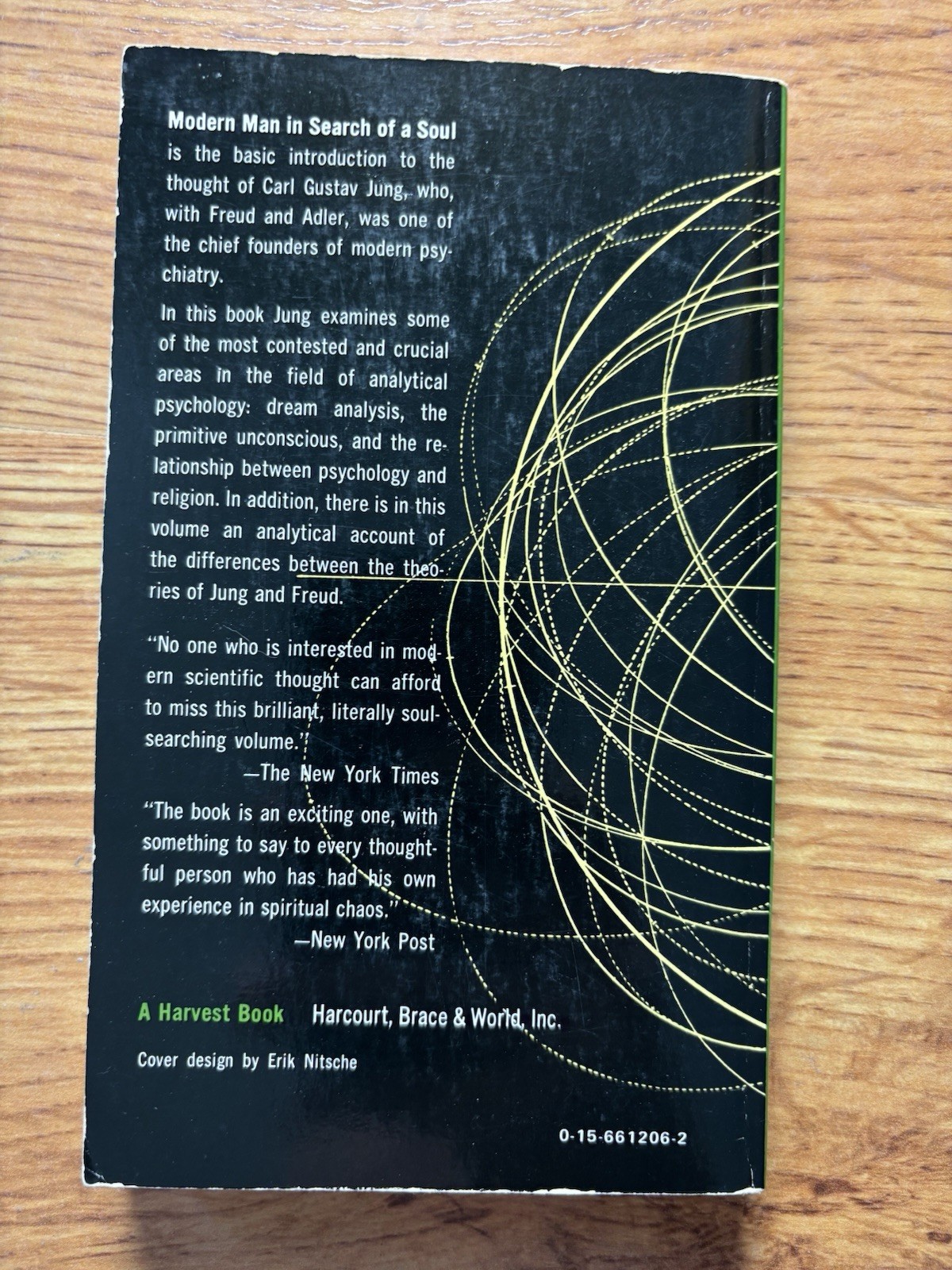 C.G. Jung Modern Man in Search of a Soul Paperback Harcourt Harvest Books