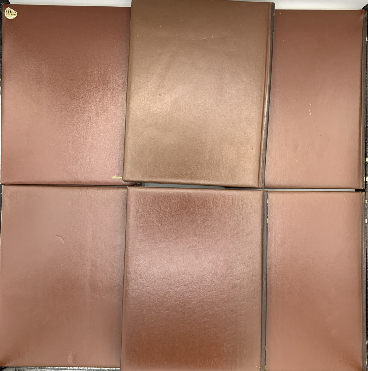 Lot of Nine of the Old West Series, 1970&rsquo;s Leather Cover, B155