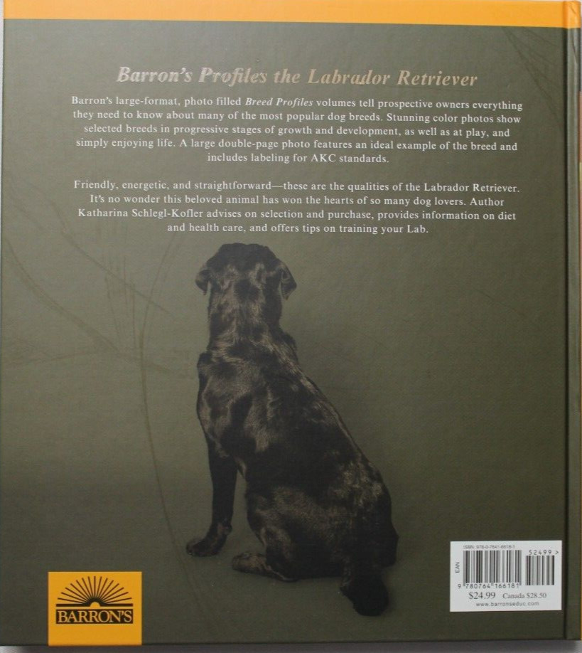 BREED PROFILES LABRADOR RETRIEVERS LARGE HARDCOVER BOOK – BARRON&rsquo;S – DOGS
