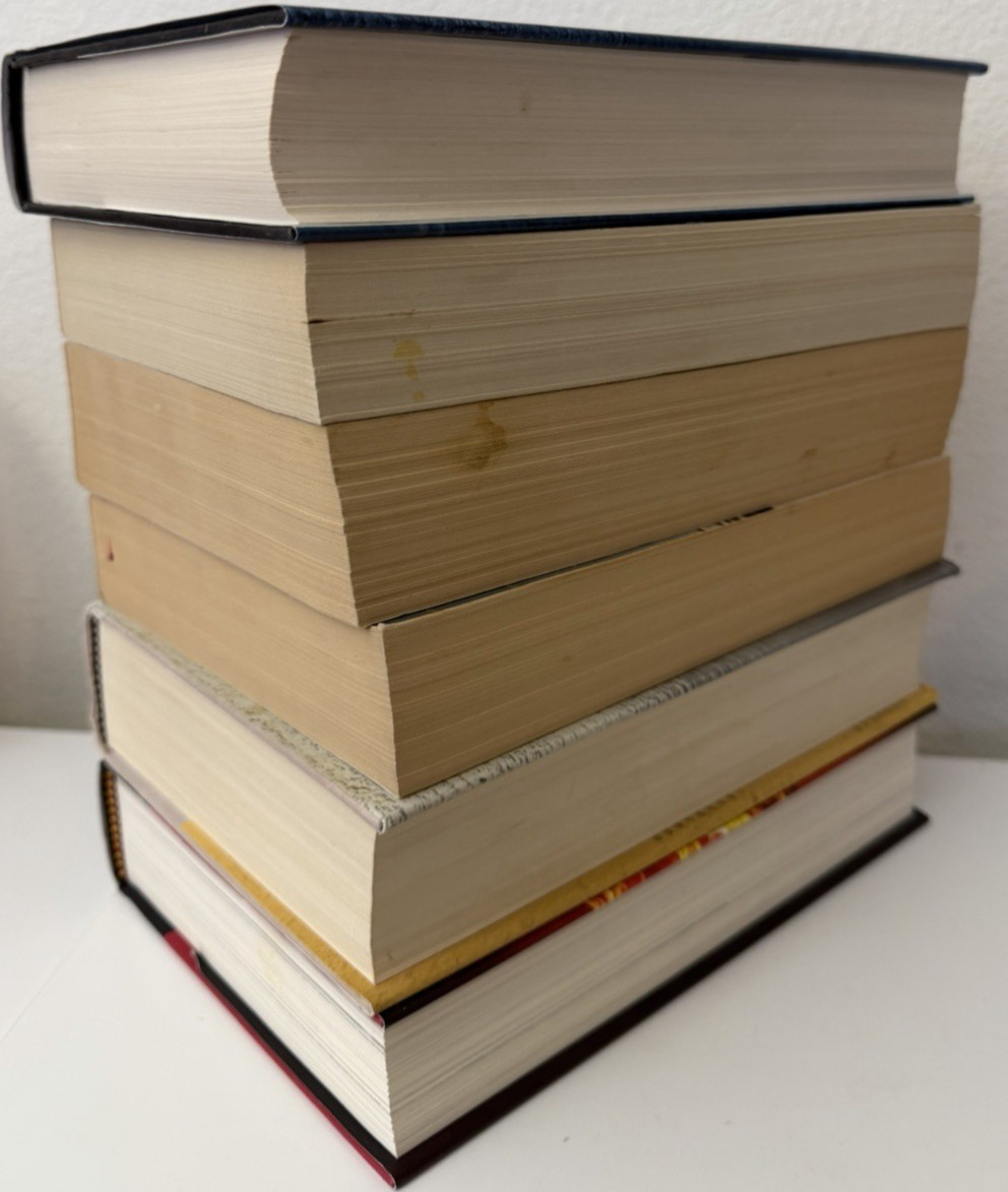 George R R Martin Game of Thrones Book Lot of 6 Books 3 Hardcover Fire & Blood