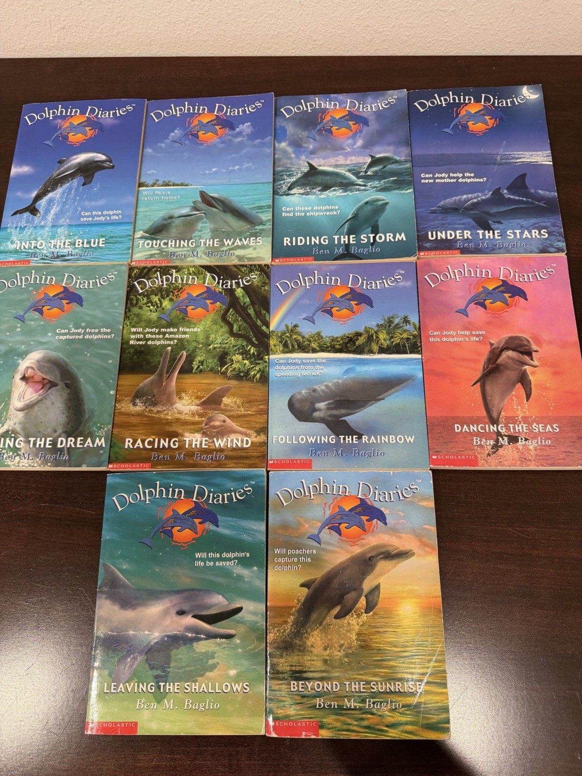 Dolphins Diaries Books: Full Set of Books #1-10. Very Good Condition Free Ship