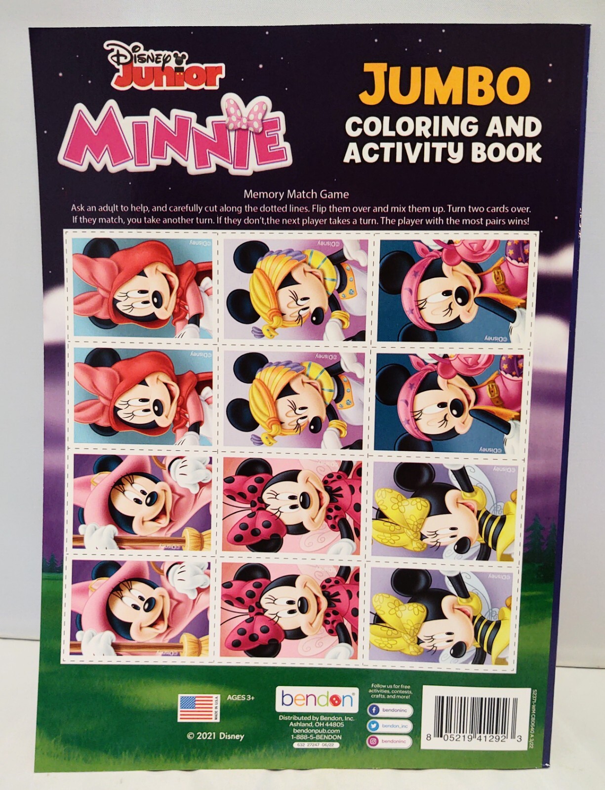 Disney Junior Halloween Minnie Mouse Trick or Treat Coloring Book bendon
