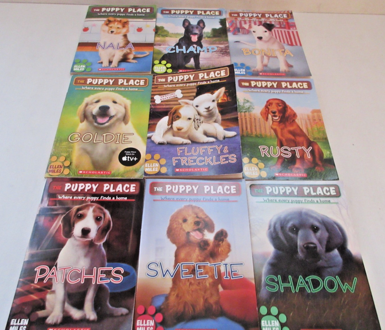 Puppy Place Book Lot Of 9 Ellen Miles Book Bundle