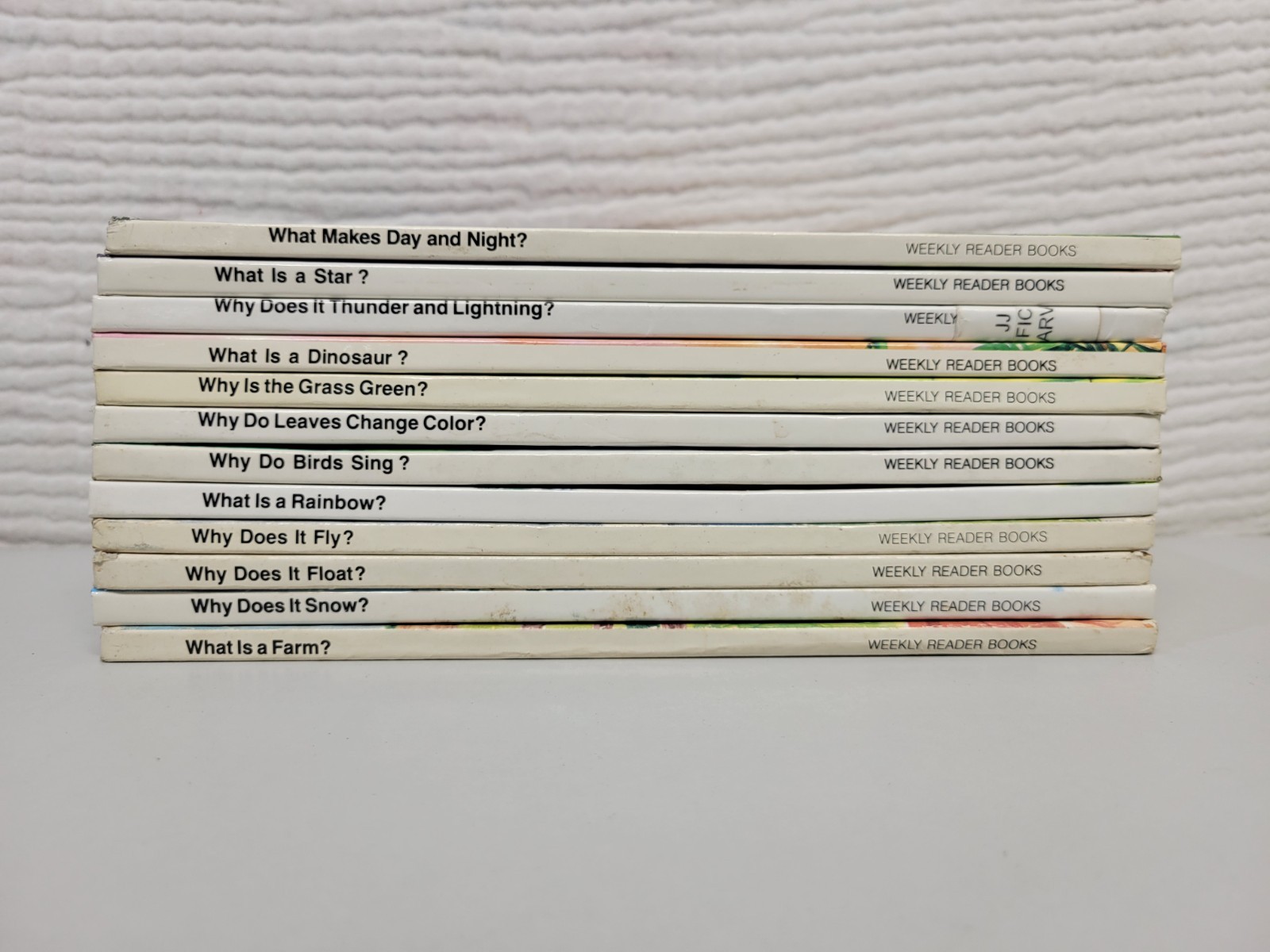 Lot of 12 “A JUST ASK” Book Series Set Children Weekly Reader Science Nature L2