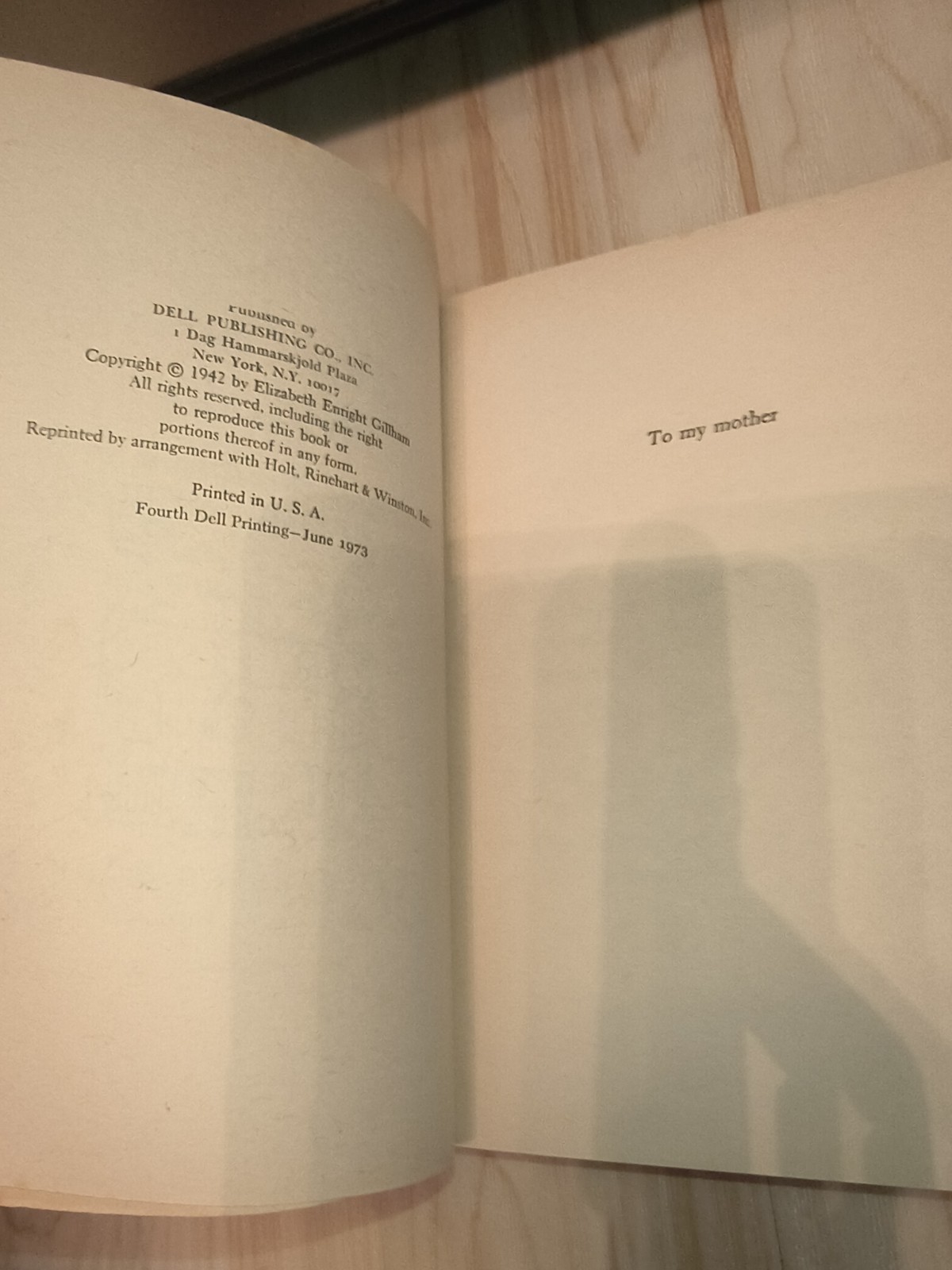 The Four-Story Mistake Elizabeth Enright 1973 Dell Yearling Children&rsquo;s Fantasy