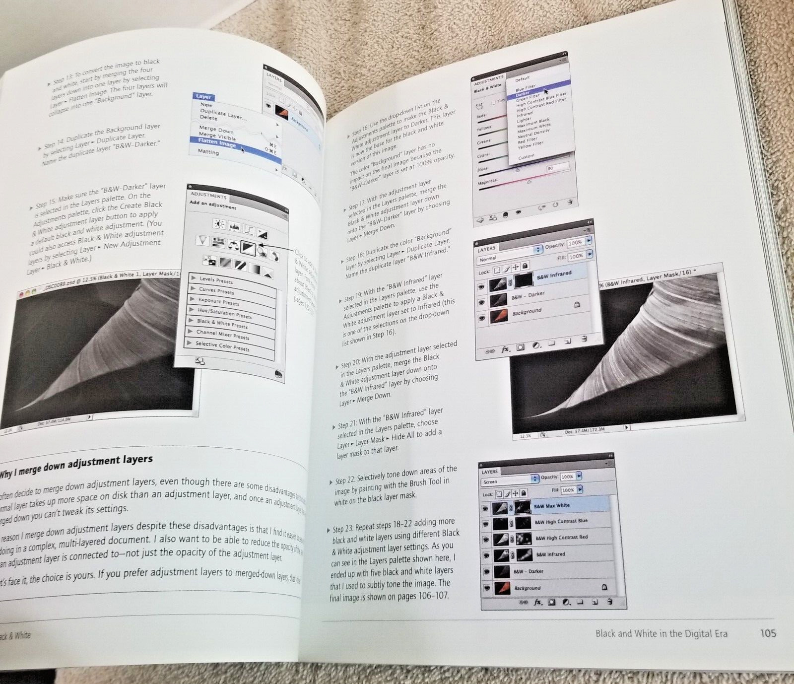 Lot of 4 Digital Photography Guide Books Black & White Creative Close Ups