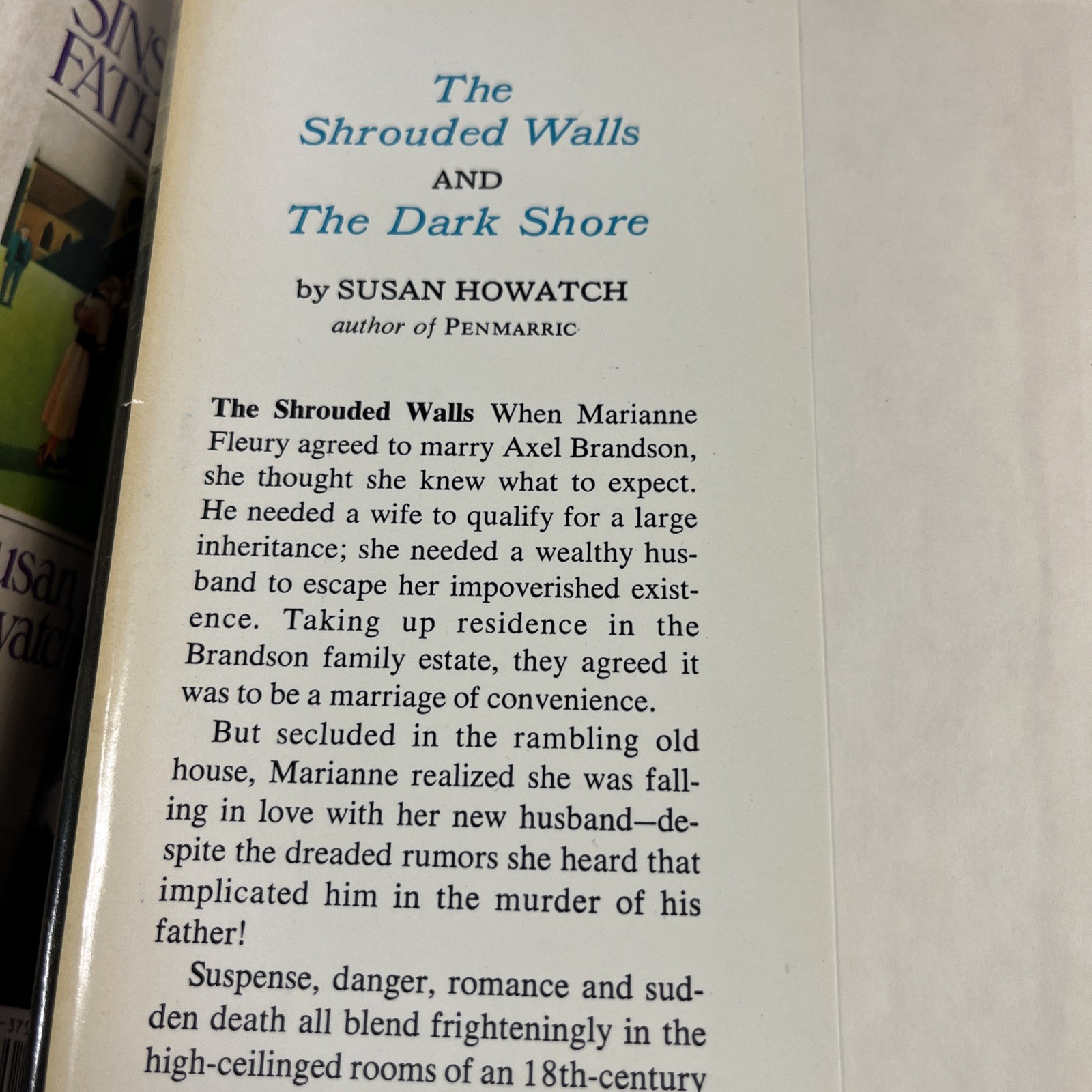 Susan Howatch Historical Fiction Christian Romance Inspirational Mystery Gothic