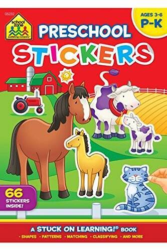 Preschool Stickers – Paperback By School Zone Staff – GOOD