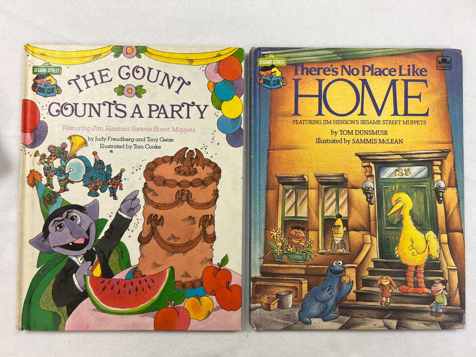 Sesame Street Book Club Books – dated 1980&rsquo;s HB – lot of 14