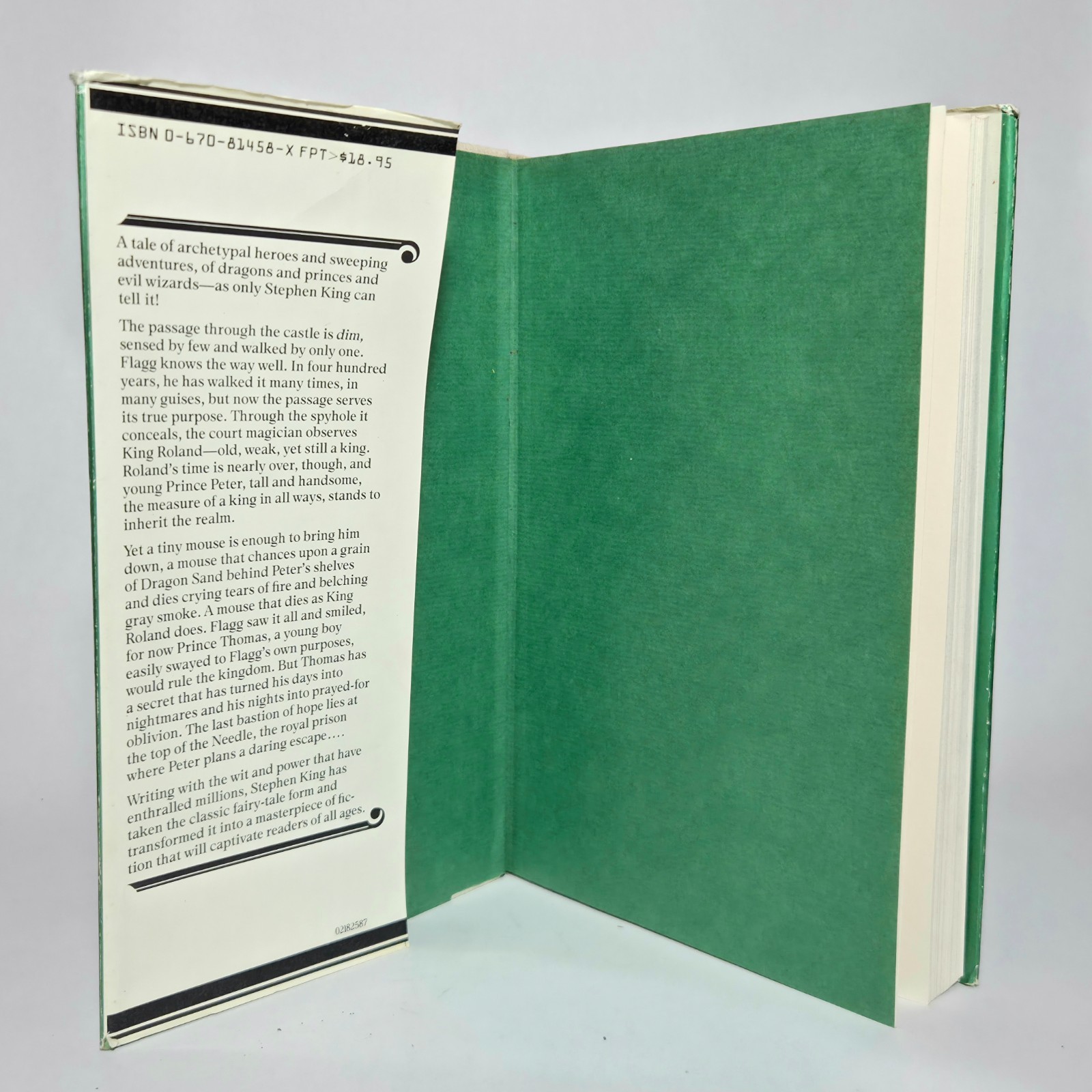 The Eyes of the Dragon Stephen King TRUE First Edition First Print HC $18.95 DJ