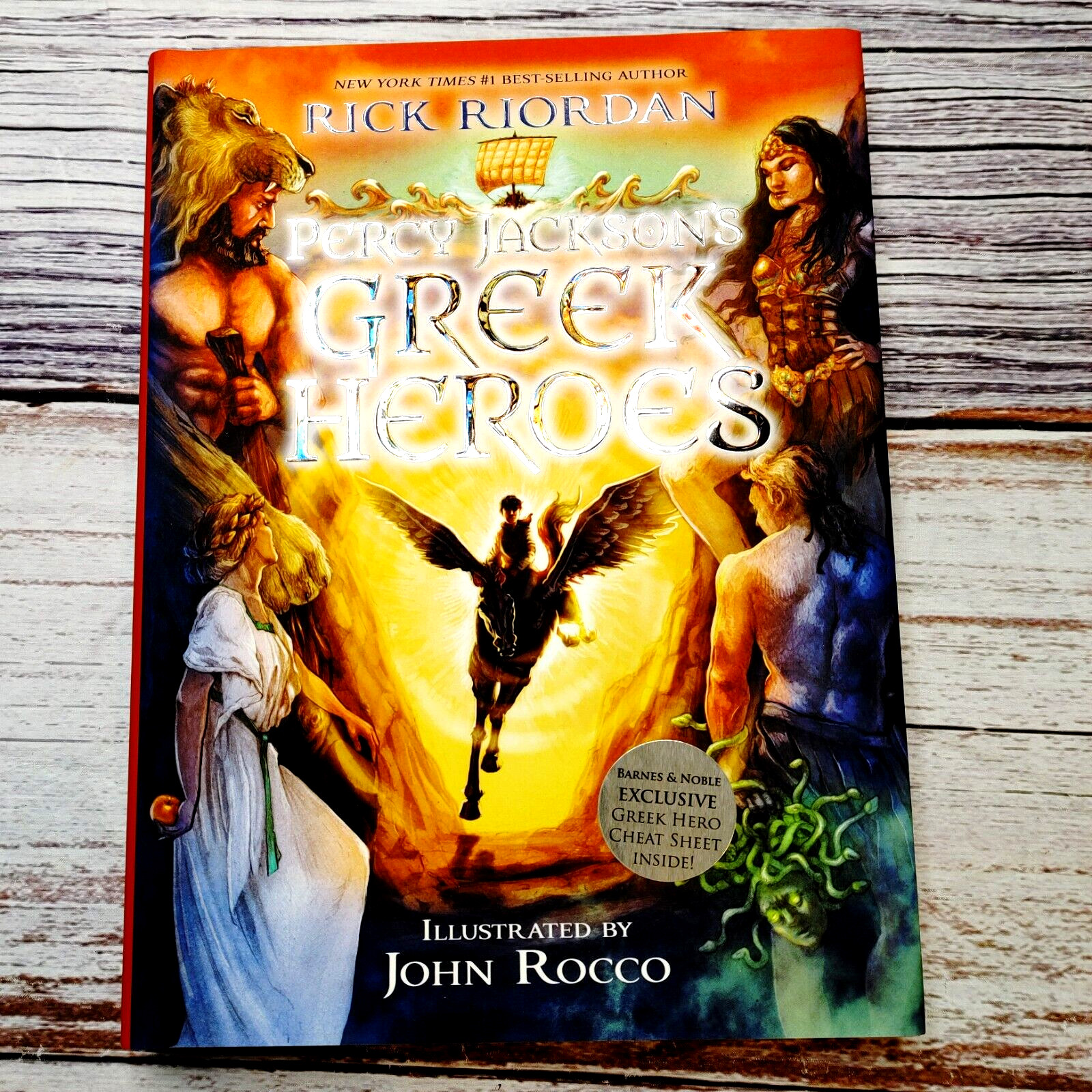 Percy Jackson&rsquo;s Greek Heroes by Rick Riordan 2015 Hardcover 1st Ed/Exclusive.