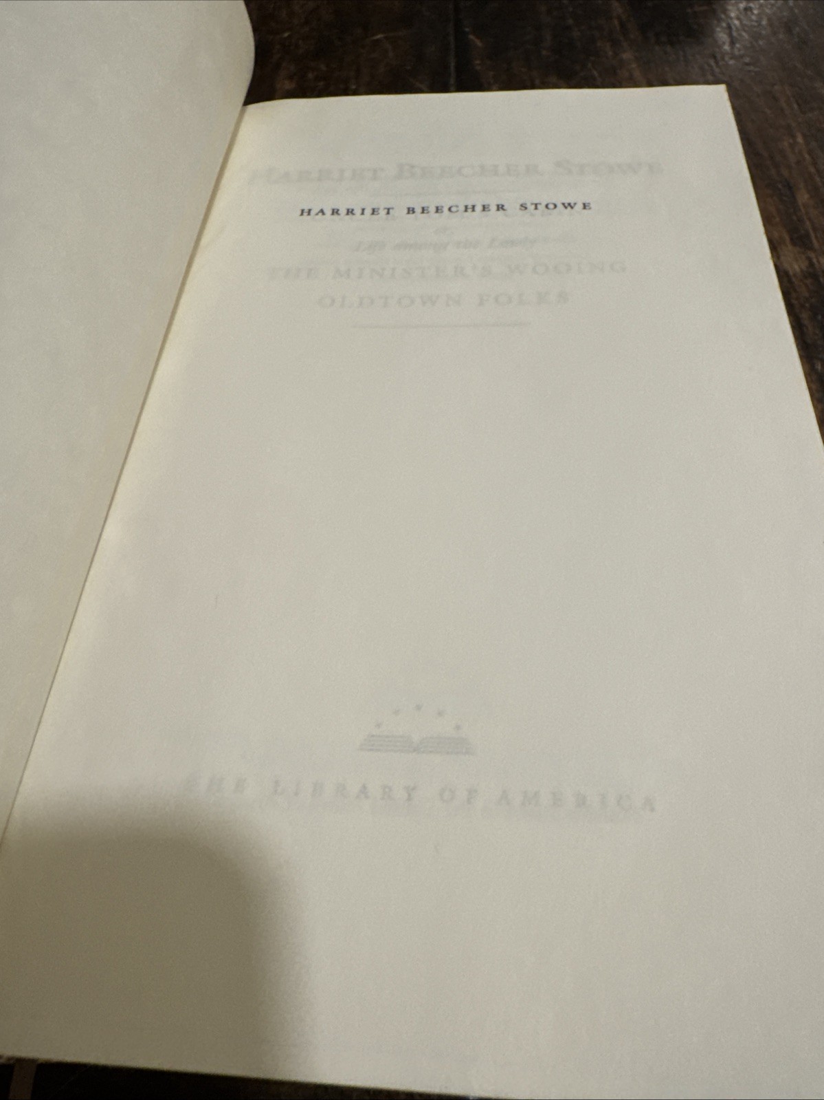 3 The Library of America HOWELLS 1982, WHITMAN 1982, STOWE 1982