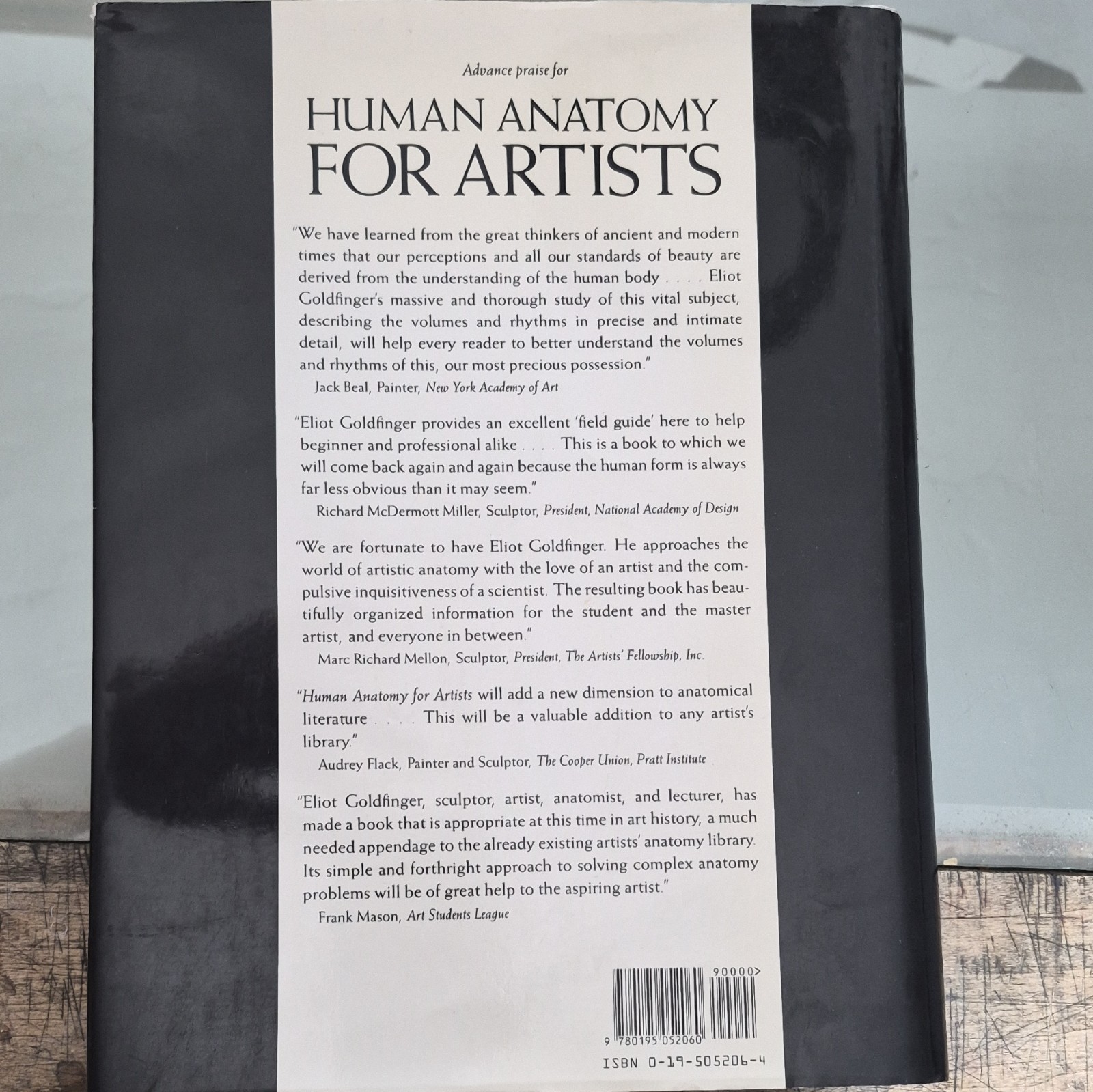 Oxford Univ Press Human Anatomy for Artists Goldfinger HC 1991 DJ