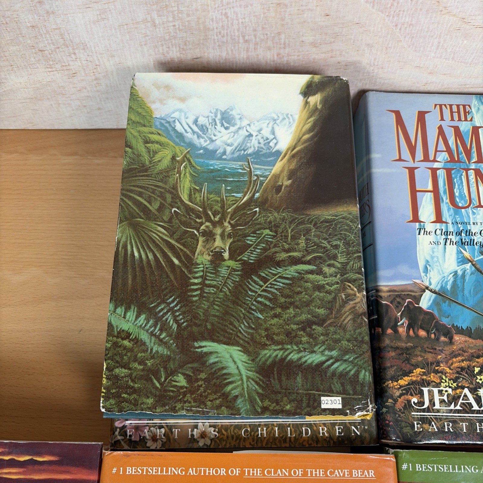 Complete Set Series Lot of 6 Earth&rsquo;s Children Books by Jean Auel HARDCOVER