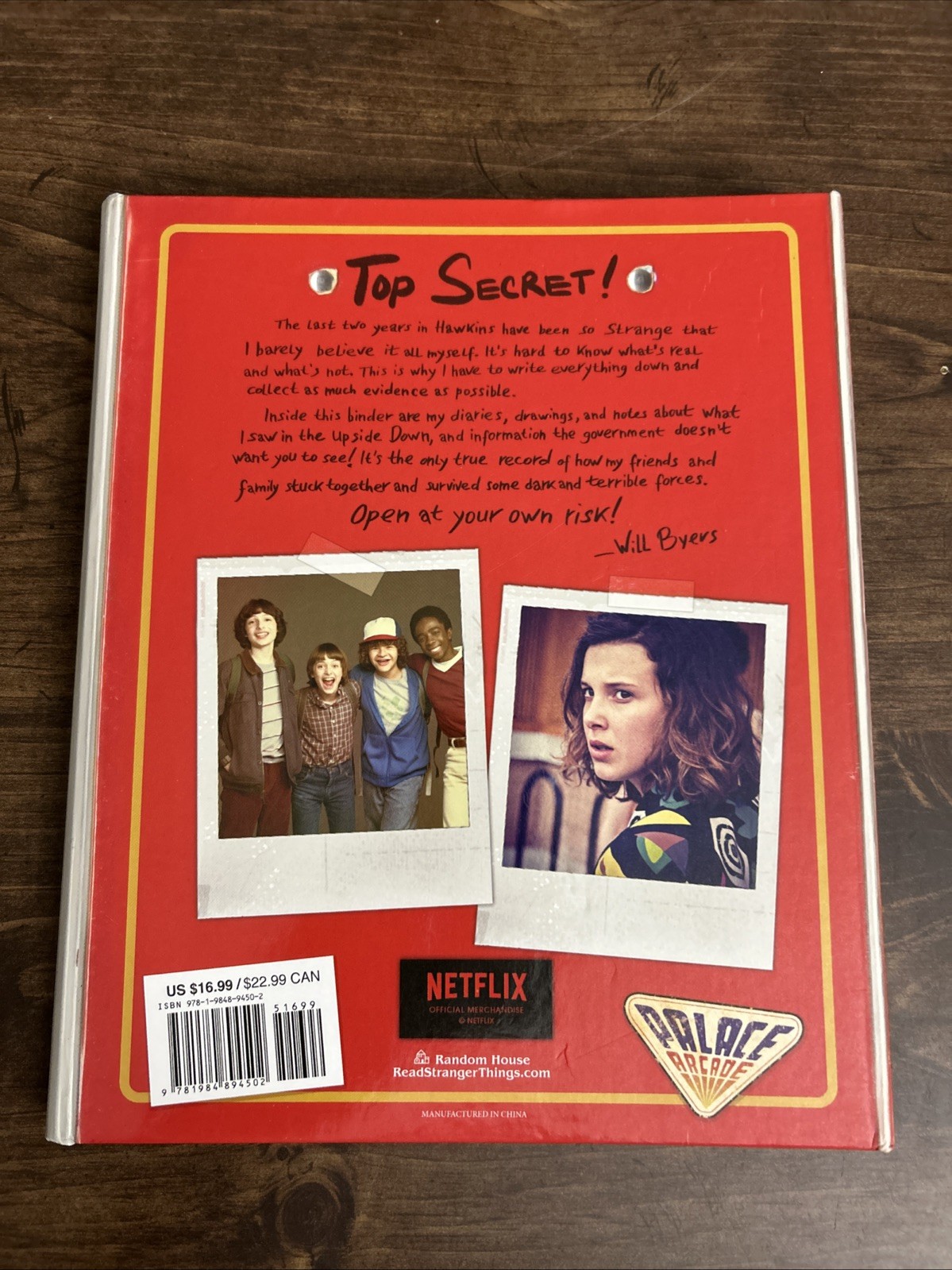 Will Byers: Secret Files (Stranger Things) Gilbert, Matthew J. novelty_book …