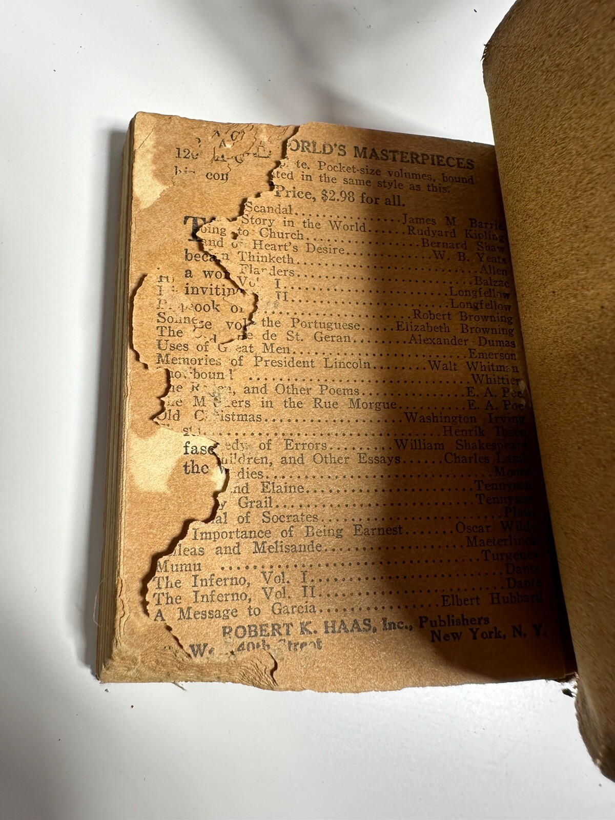 Little Leather Library – A CHRISTMAS CAROL Charles Dickens Antique Book 1920&rsquo;s