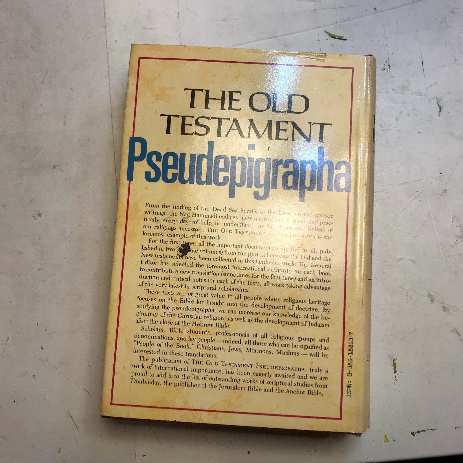 James H. Charlesworth Old Testament Pseudepigrapha Vol 2 HB &rsquo;85 expansions rare!