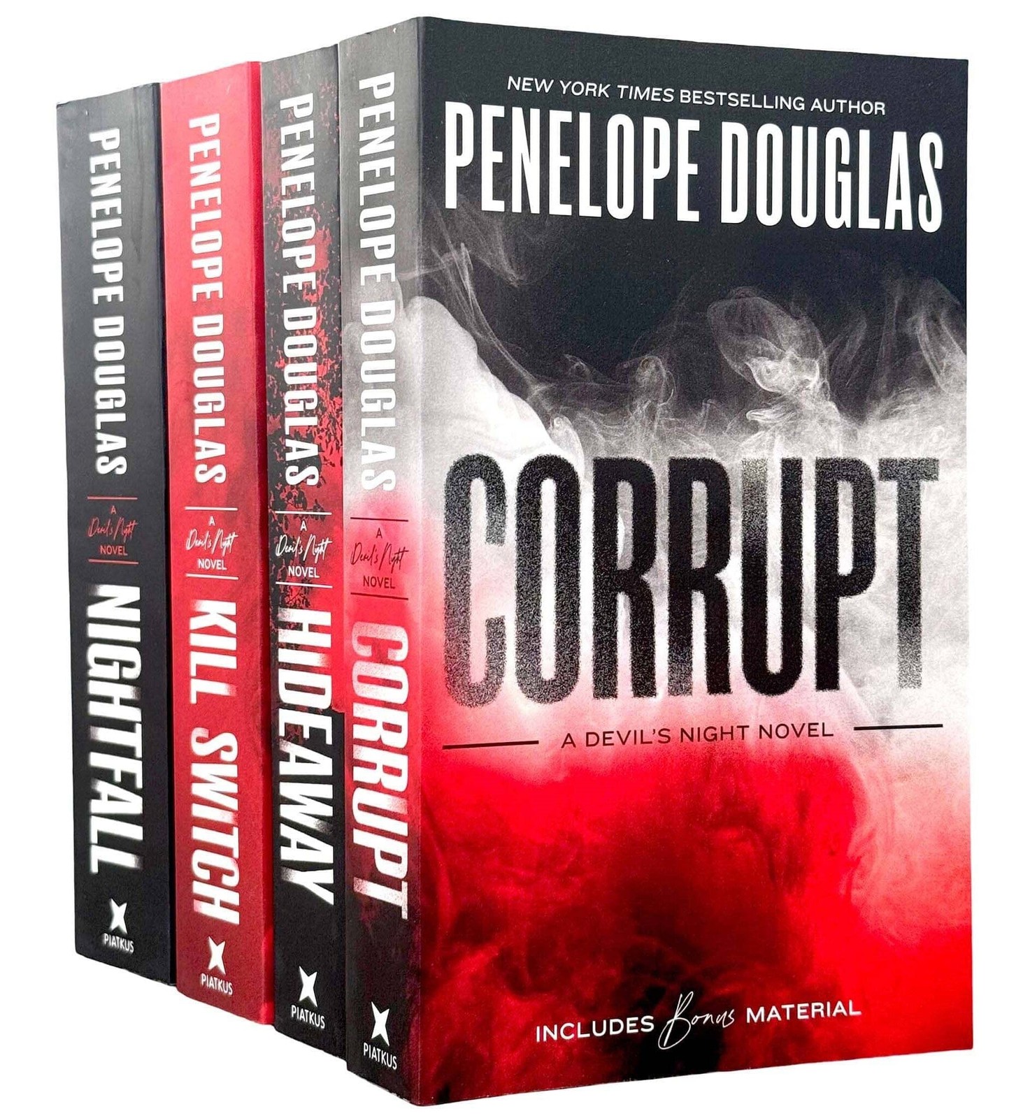 Devil&rsquo;s Night Series By Penelope Douglas 4 Books Collection Set – Fiction – PB