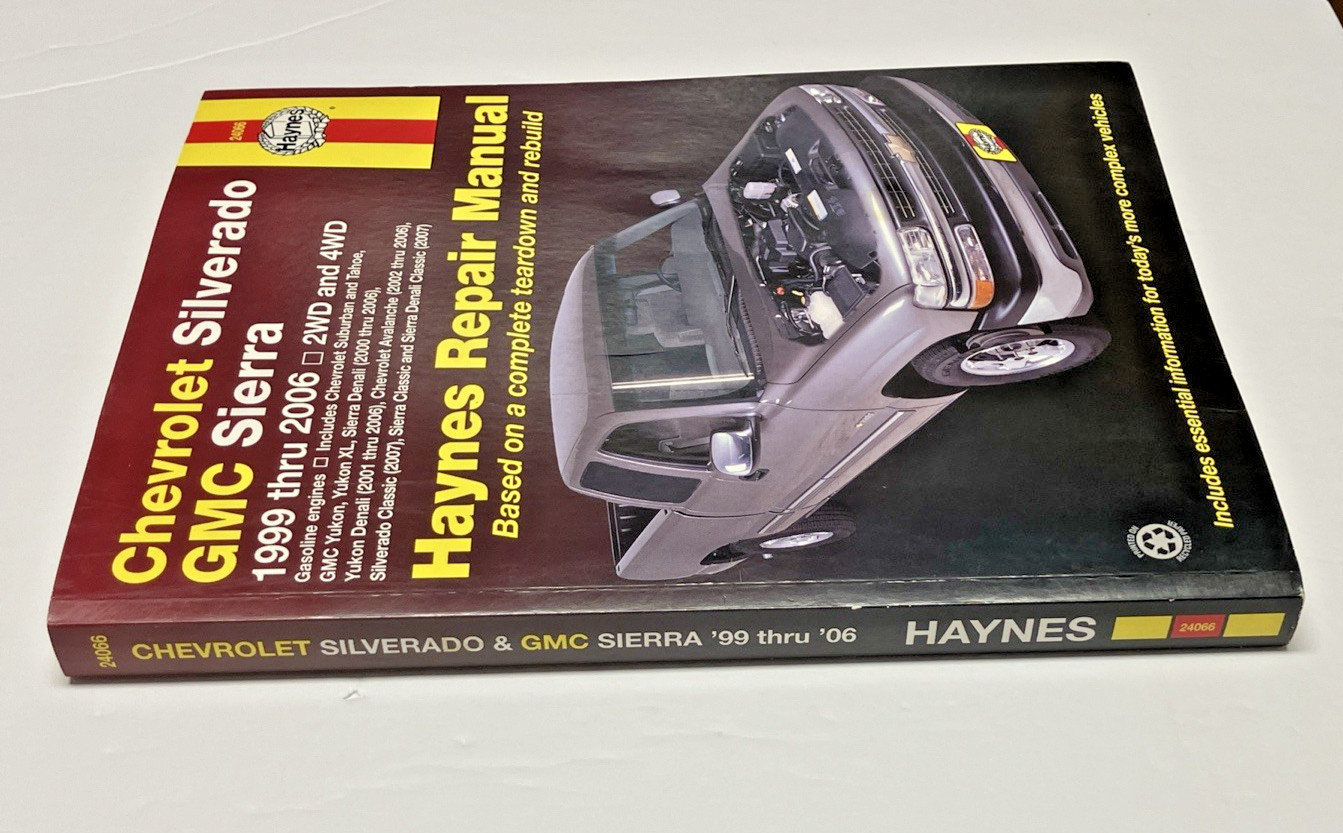 Haynes Repair Manual #24066. Chevrolet Silverado GMC Sierra Pick-Ups, 1999-2006