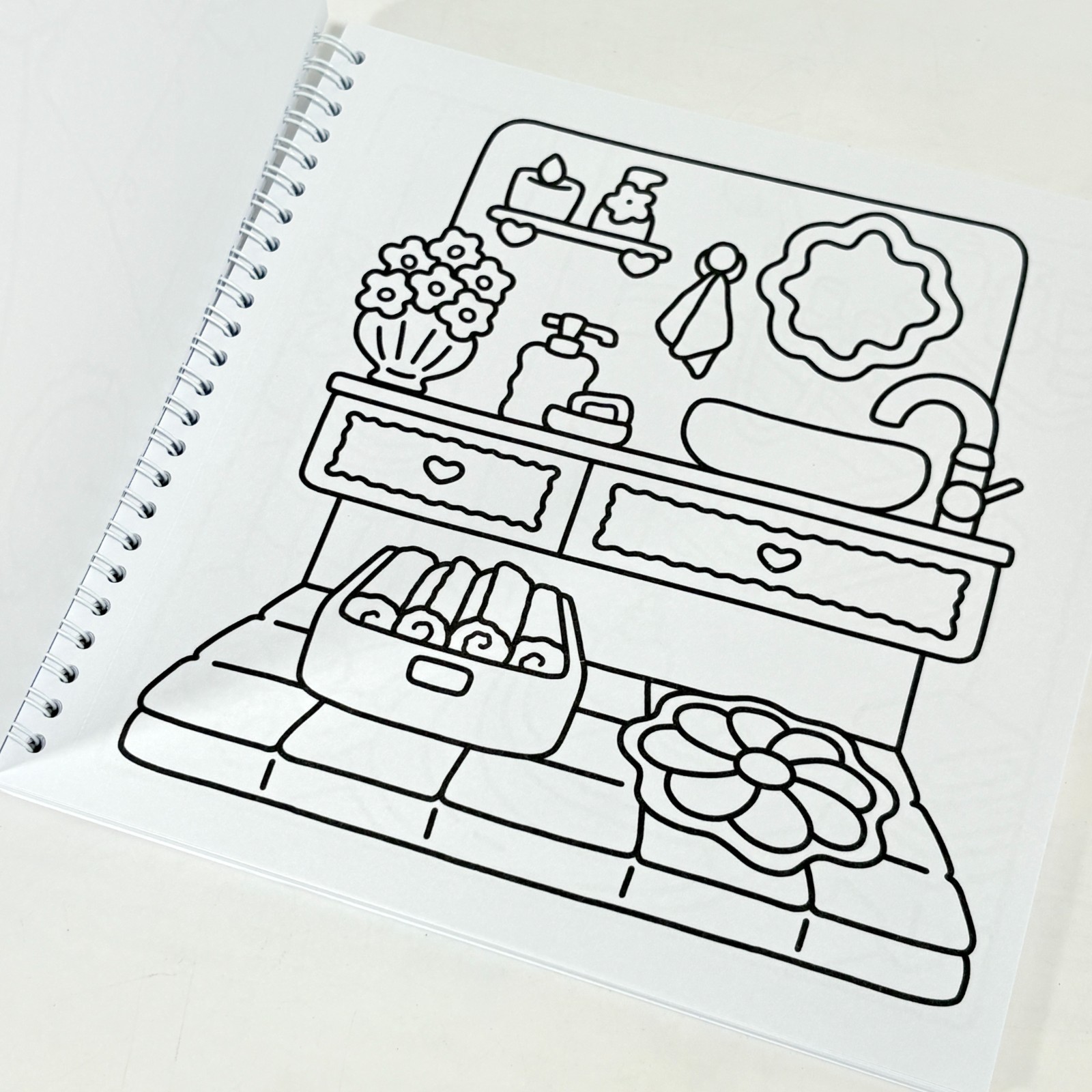 Self-Love: Girl Therapy Coloring Book, Spiral Bound, 40 pg. , 8.5&Prime; x 8.5&Prime;