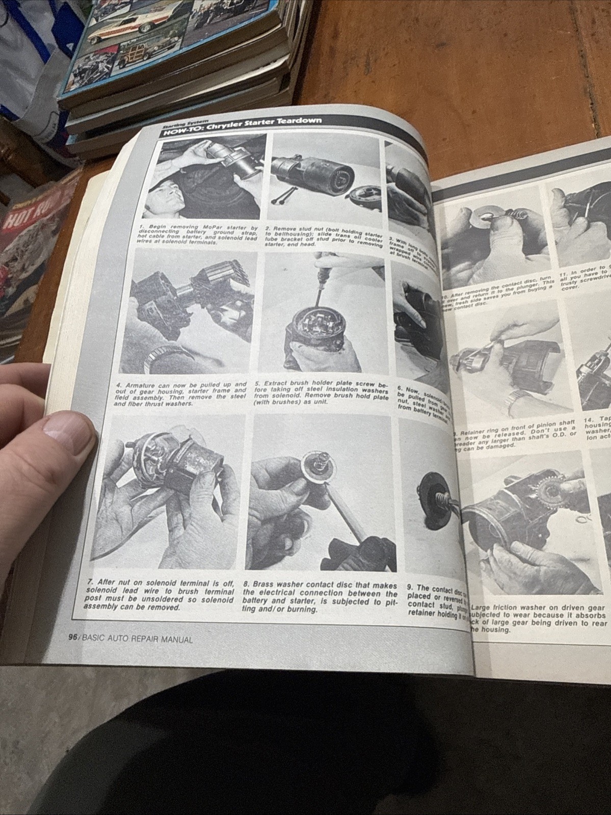 1973 Petersen&rsquo;s Basic Auto Repair Manual Book Custom Racing Hot Rod Library