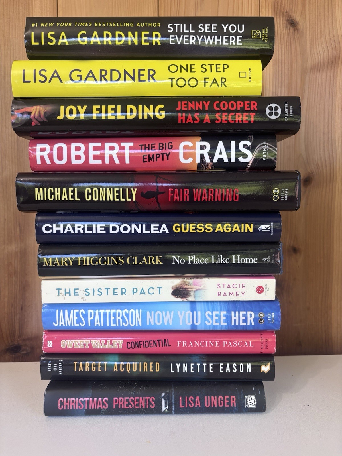 Mystery Thriller Book Lot 12 Lisa Gardner Michael Connelly James Patterson