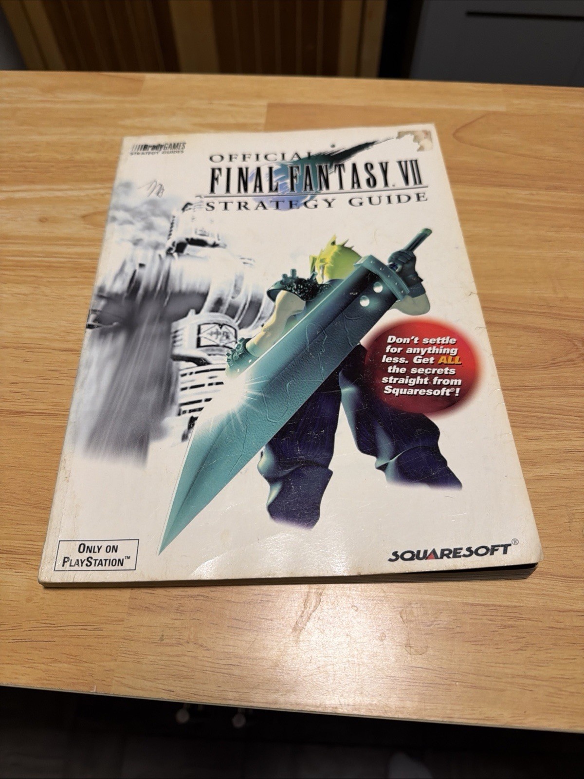 Brady Games Final Fantasy VII 7 Official Strategy Guide 1997 PS1 PlayStation
