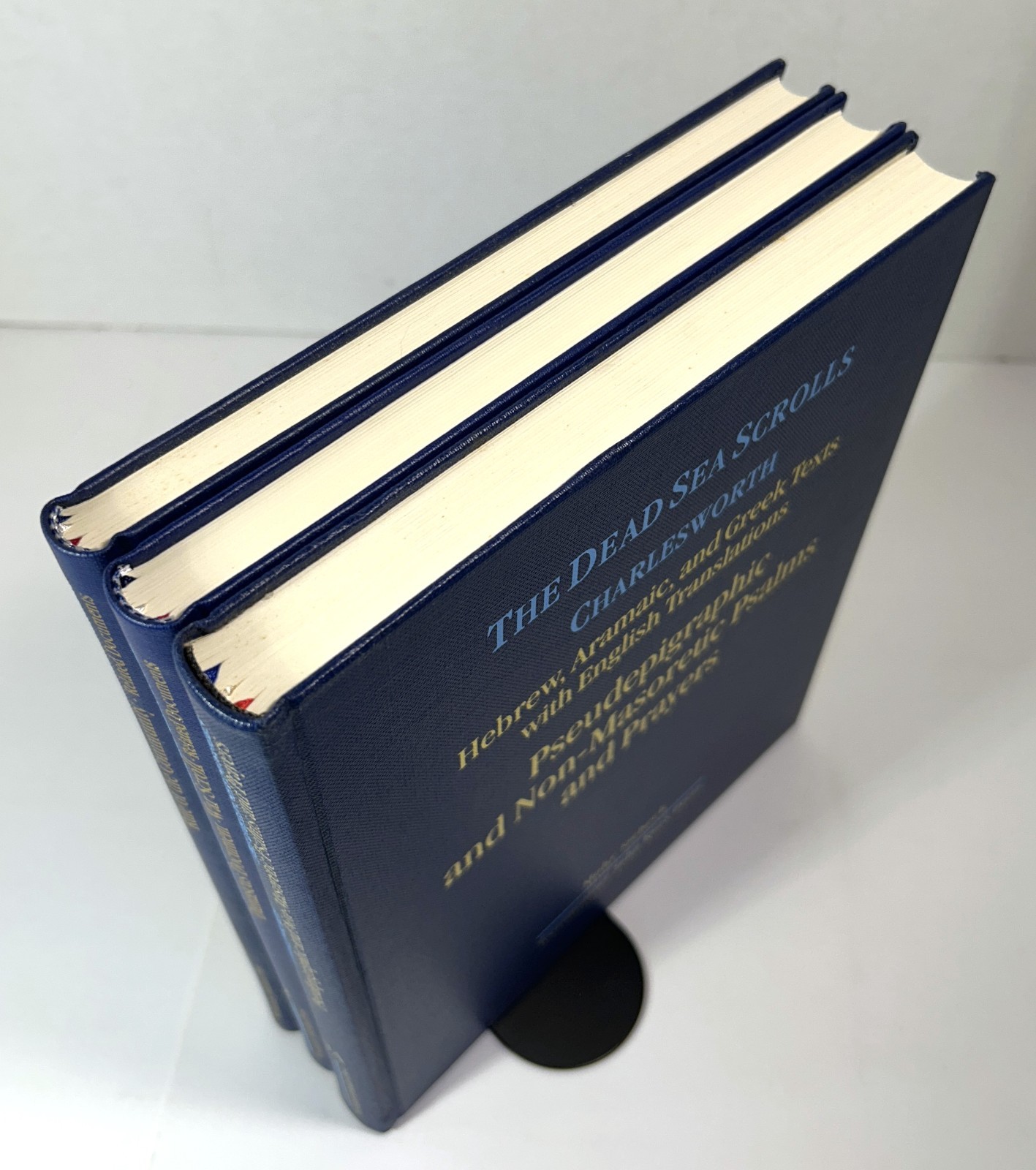 Set of 3 The Dead Sea Scrolls by James Charlesworth 1994-1997 Hardcovers