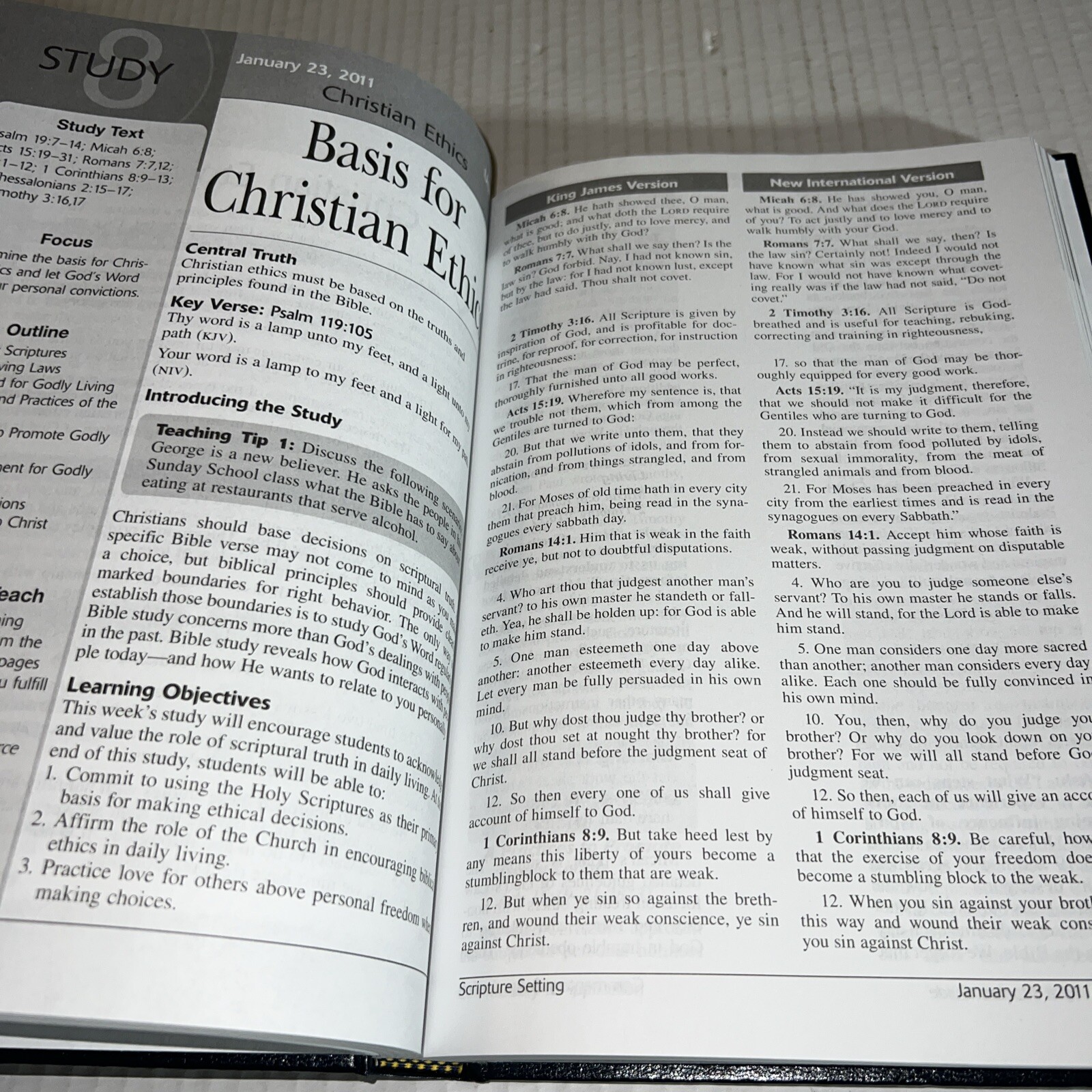 Gospel Publishing House – Bible Studies – Adult Teacher Vol 5: 2010-11