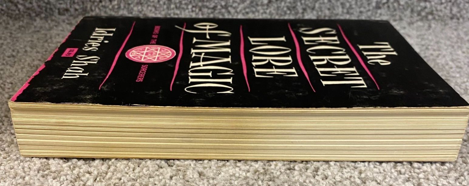The Secret Lore of Magic, Sayed Idries Shah First Paperbound Edition Book, 1970
