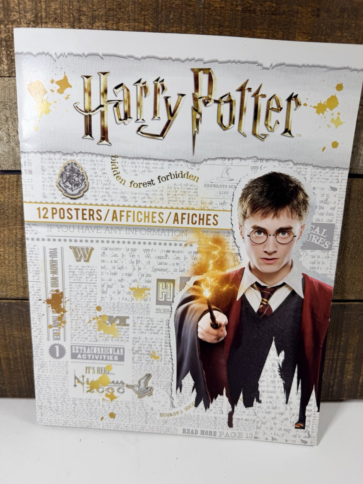 Harry Potter Poster Book 12 Color Posters 8.5&Prime; X 11&Prime;