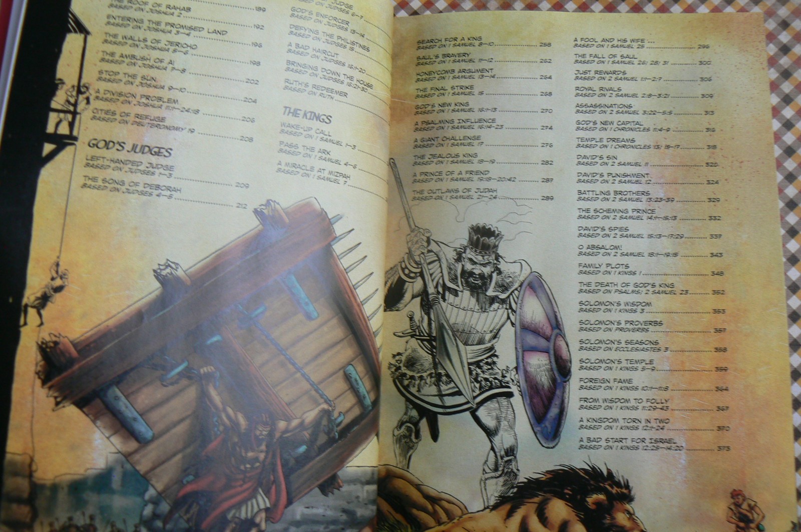 Action Bible,God&rsquo;s Redemptive Story,Graphic Narrative,Sergio Cariello 1st Ed HC