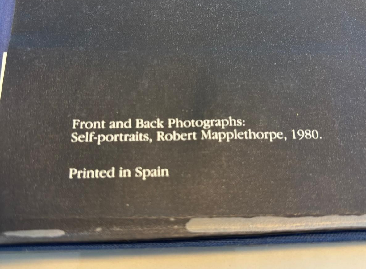 Robert Mapplethorpe: Certain People 1st Ed Twelvetrees Press 1985 Book