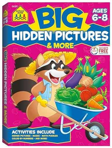 School Zone Big Hidden Pictures – Paperback, by School Zone; Joan – Acceptable n